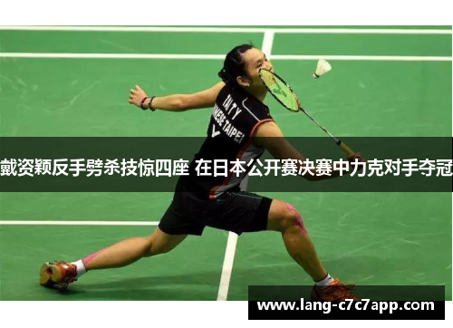 戴资颖反手劈杀技惊四座 在日本公开赛决赛中力克对手夺冠